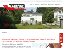 Tablet Screenshot of beissner-hochbau.de
